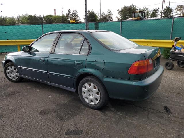 2HGEJ6612YH580947 - 2000 HONDA CIVIC BASE GREEN photo 2