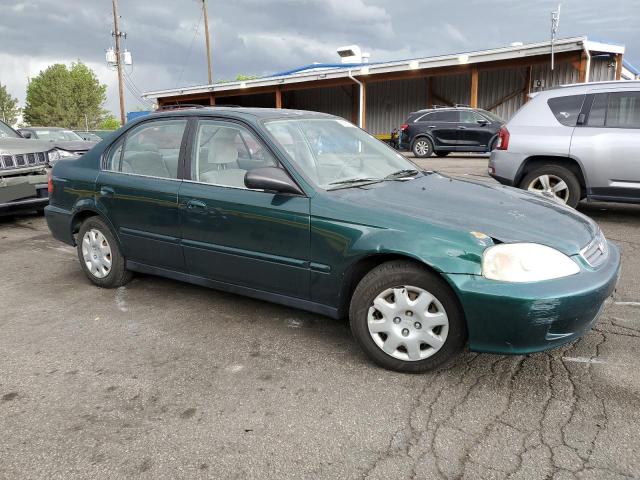 2HGEJ6612YH580947 - 2000 HONDA CIVIC BASE GREEN photo 4