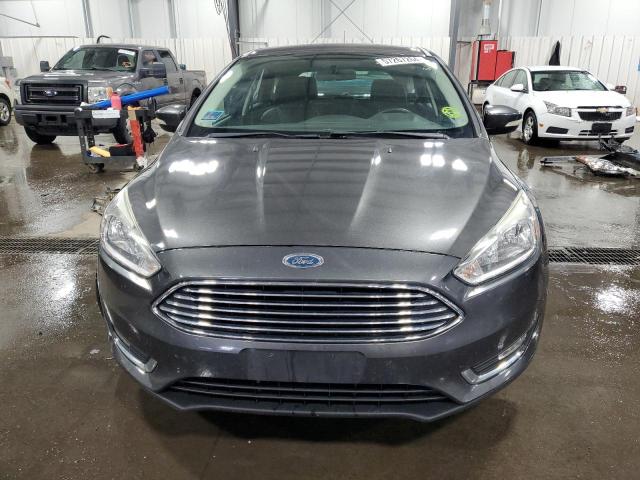 1FADP3N26FL324270 - 2015 FORD FOCUS TITANIUM GRAY photo 5