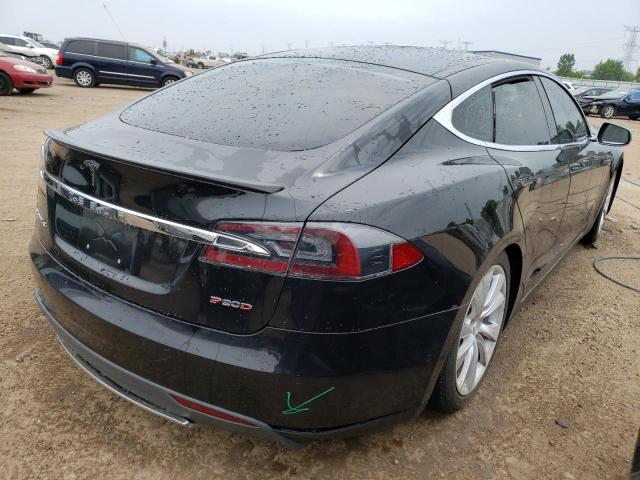 5YJSA1E41GF130274 - 2016 TESLA MODEL S Սև լուսանկար 3