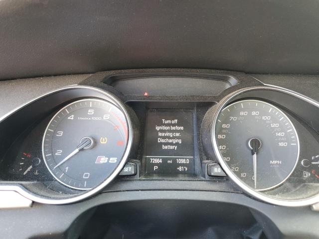 WAUVGAFR4DA074841 - 2013 AUDI S5 PRESTIGE 黑色 照片 9