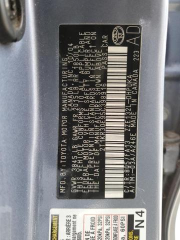 2T1KR30E95C398916 - 2005 TOYOTA COROLLA MA XR BLUE photo 12