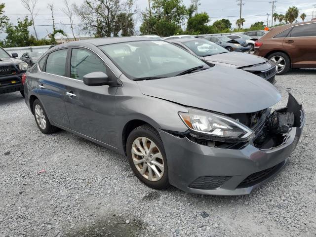 3N1AB7AP8KY435802 - 2019 NISSAN SENTRA S GRAY photo 4