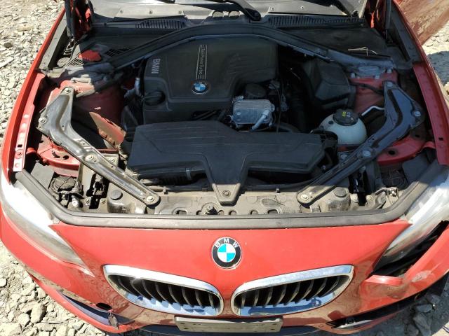 WBA1L9C53GV325887 - 2016 BMW 228 XI SULEV RED photo 11