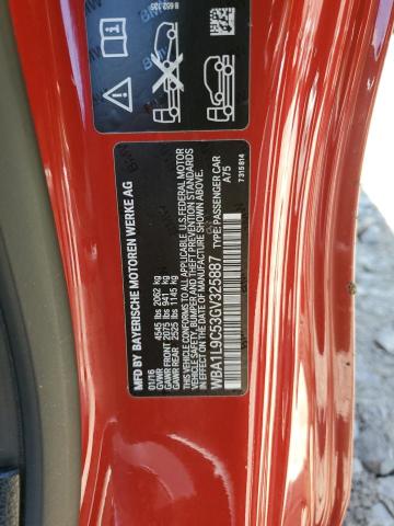 WBA1L9C53GV325887 - 2016 BMW 228 XI SULEV RED photo 12