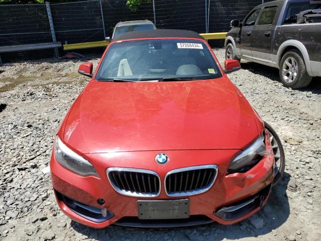 WBA1L9C53GV325887 - 2016 BMW 228 XI SULEV RED photo 5