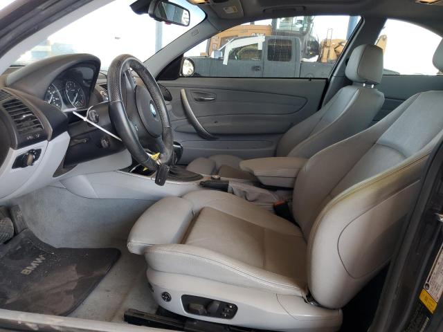 WBAUC73548VF25778 - 2008 BMW 1 SERIES I CHARCOAL photo 7