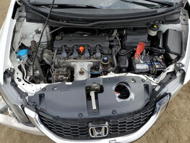 19XFB2F95FE248556 - 2015 HONDA CIVIC EXL თეთრი ფოტო 11