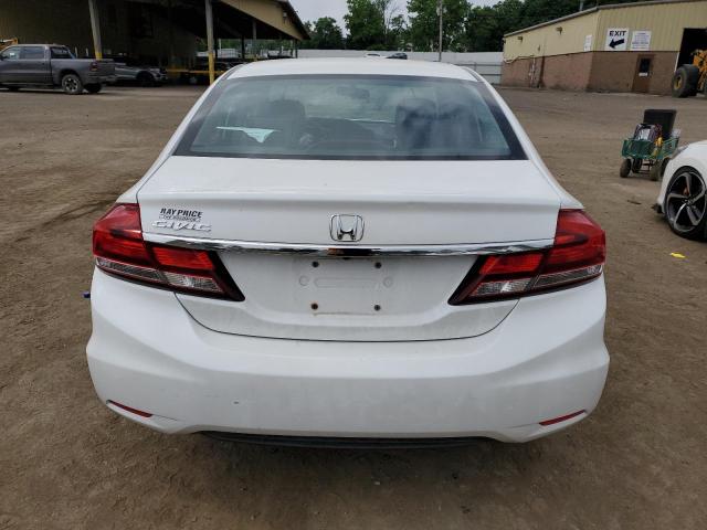 19XFB2F95FE248556 - 2015 HONDA CIVIC EXL თეთრი ფოტო 6