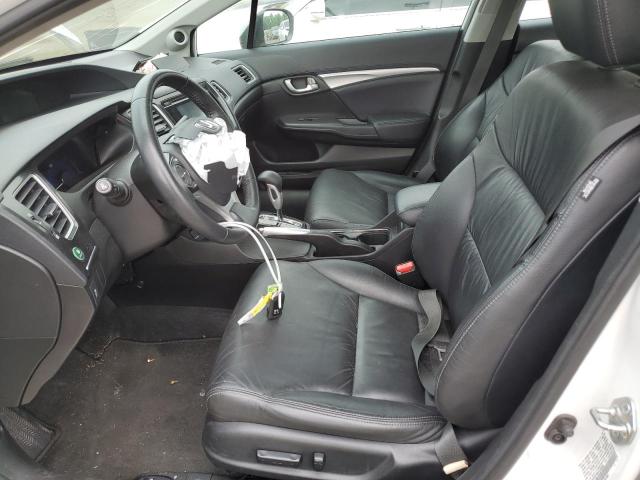 19XFB2F95FE248556 - 2015 HONDA CIVIC EXL თეთრი ფოტო 7