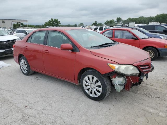 2T1BU4EE1DC932745 - 2013 TOYOTA COROLLA BASE MAROON photo 4