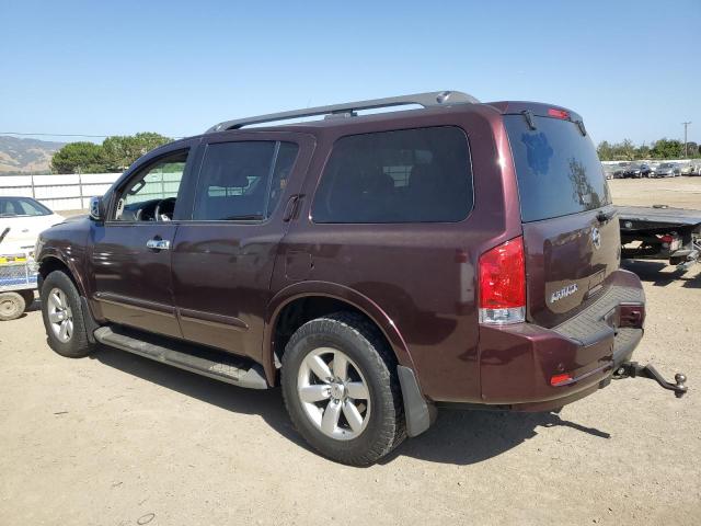 5N1AA0ND7FN602513 - 2015 NISSAN ARMADA SV BURGUNDY photo 2