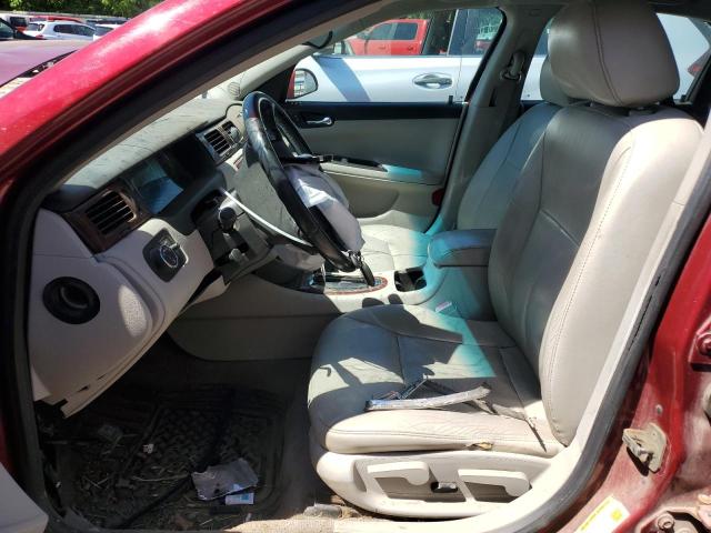 2G1WT58N981257780 - 2008 CHEVROLET IMPALA LT BURGUNDY photo 7