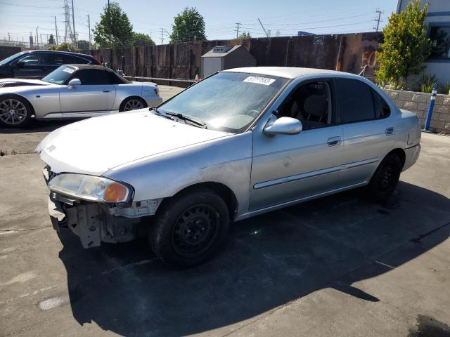 3N1CB51D52L677608 - 2002 NISSAN SENTRA CA XE SILVER photo 1