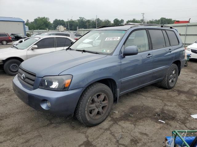 JTEEP21A370226043 - 2007 TOYOTA HIGHLANDER SPORT BLUE photo 1