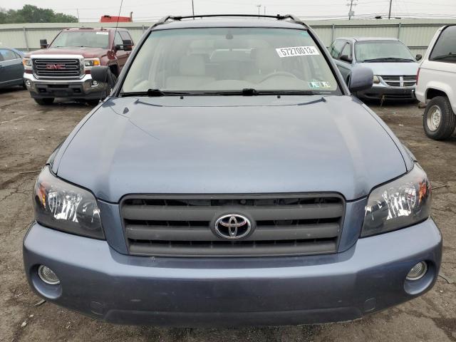 JTEEP21A370226043 - 2007 TOYOTA HIGHLANDER SPORT BLUE photo 5