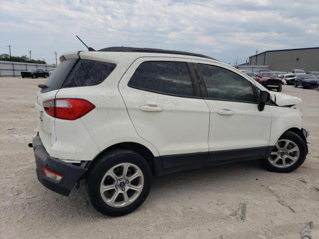 MAJ3S2GE4KC280453 - 2019 FORD ECOSPORT SE WHITE photo 3