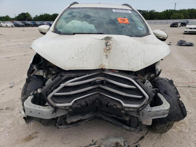 MAJ3S2GE4KC280453 - 2019 FORD ECOSPORT SE WHITE photo 5