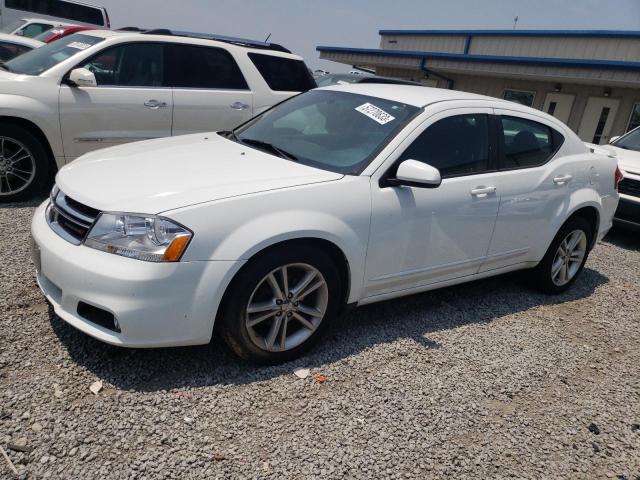 1B3BD1FG4BN587608 - 2011 DODGE AVENGER MAINSTREET WHITE photo 1