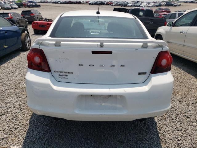 1B3BD1FG4BN587608 - 2011 DODGE AVENGER MAINSTREET WHITE photo 6