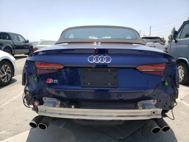 WAUY4GF53JN015614 - 2018 AUDI S5 PREMIUM PLUS BLUE photo 6