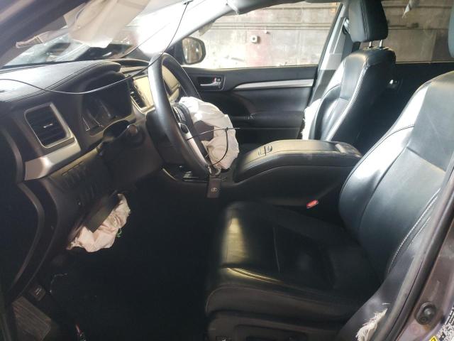 5TDJKRFHXFS205069 - 2015 TOYOTA HIGHLANDER XLE Մոխրագույն լուսանկար 7