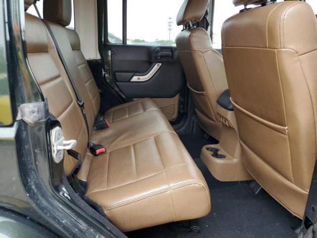 1C4HJWEG6CL111034 - 2012 JEEP WRANGLER SAHARA მწვანე ფოტო 11