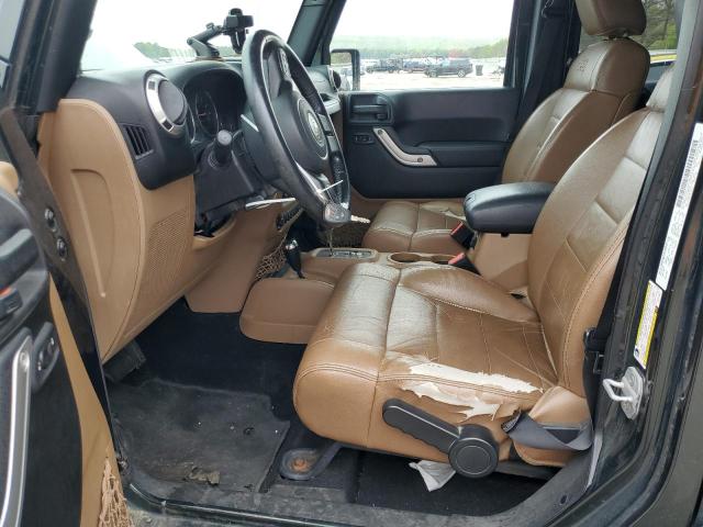 1C4HJWEG6CL111034 - 2012 JEEP WRANGLER SAHARA მწვანე ფოტო 7