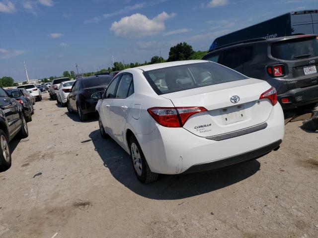 5YFBURHE8FP233656 - 2015 TOYOTA COROLLA L WHITE photo 2