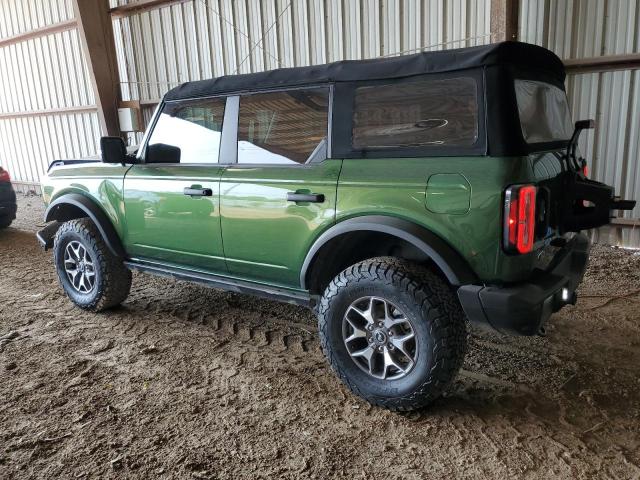 1FMEE5DP2NLB34540 - 2022 FORD BRONCO BASE GREEN photo 2