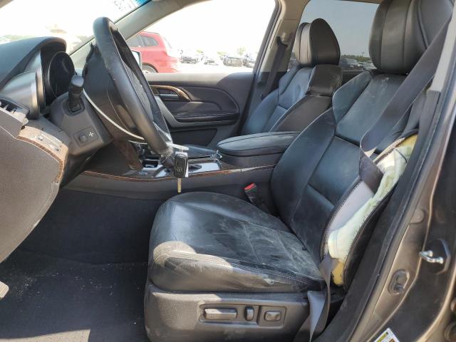 2HNYD2H36CH533837 - 2012 ACURA MDX TECHNOLOGY GRAY photo 7