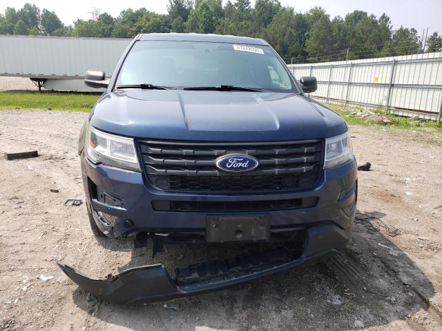 1FM5K8AR2HGE30249 - 2017 FORD EXPLORER POLICE INTERCEPTOR BLUE photo 5