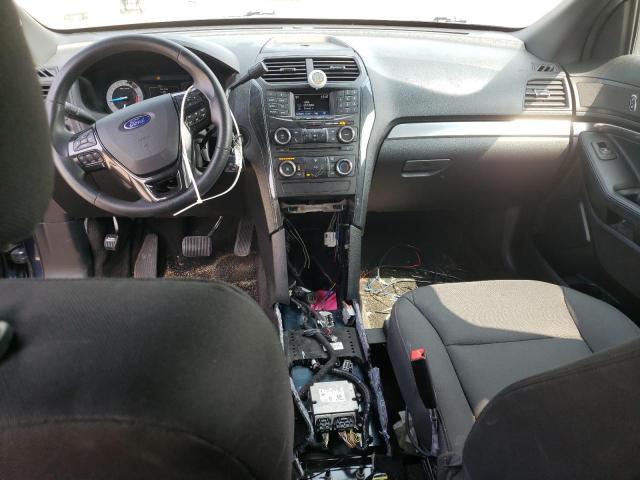 1FM5K8AR2HGE30249 - 2017 FORD EXPLORER POLICE INTERCEPTOR BLUE photo 8