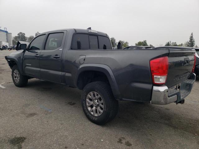 3TMBZ5DN9HM010410 - 2017 TOYOTA TACOMA DOUBLE CAB GRAY photo 2