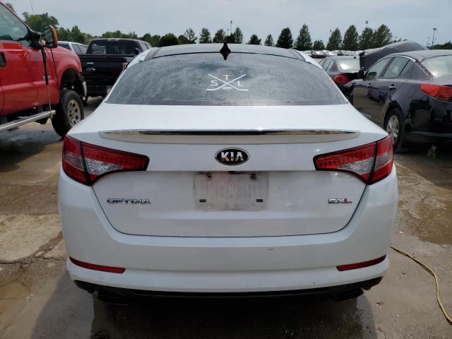 5XXGR4A60DG161290 - 2013 KIA OPTIMA SX WHITE photo 6