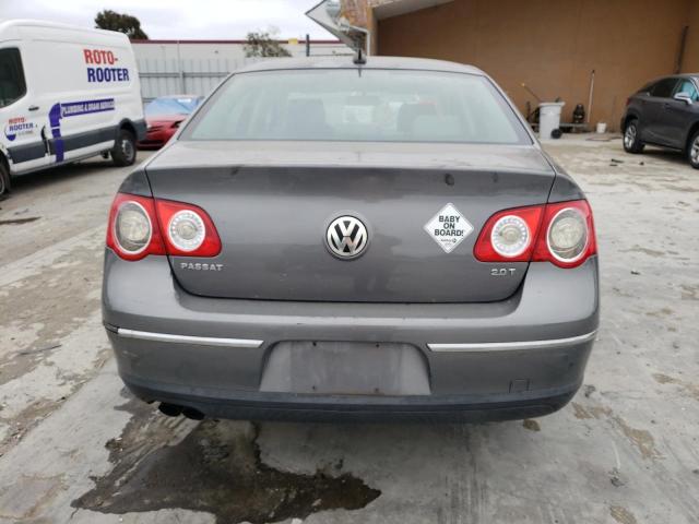 WVWEK73C16P073196 - 2006 VOLKSWAGEN PASSAT 2.0T LUXURY GRAY photo 6