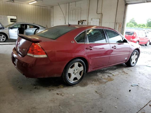 2G1WD58C569228786 - 2006 CHEVROLET IMPALA SUPER SPORT RED photo 3