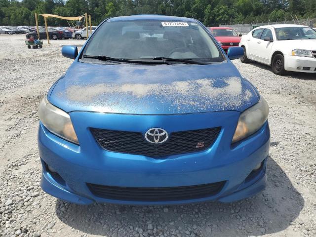 1NXBU4EE8AZ266378 - 2010 TOYOTA COROLLA BASE BLUE photo 5