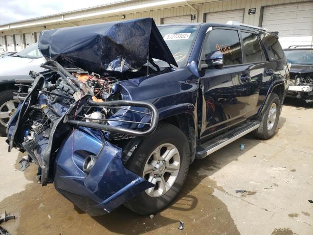 JTEBU5JR6J5503314 - 2018 TOYOTA 4RUNNER SR5/SR5 PREMIUM BLUE photo 2