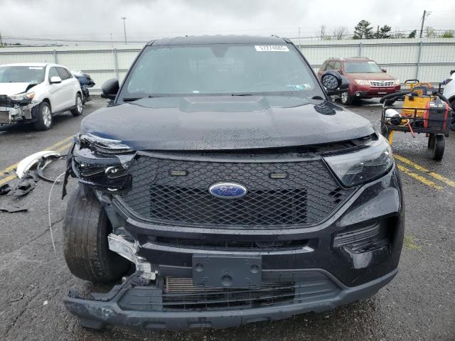 1FM5K8AB6MGC24011 - 2021 FORD EXPLORER POLICE INTERCEPTOR შავი ფოტო 5