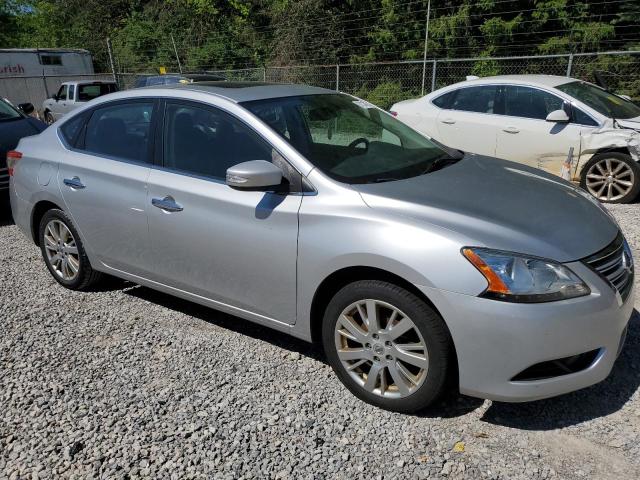 3N1AB7AP0EY340090 - 2014 NISSAN SENTRA S SILVER photo 4