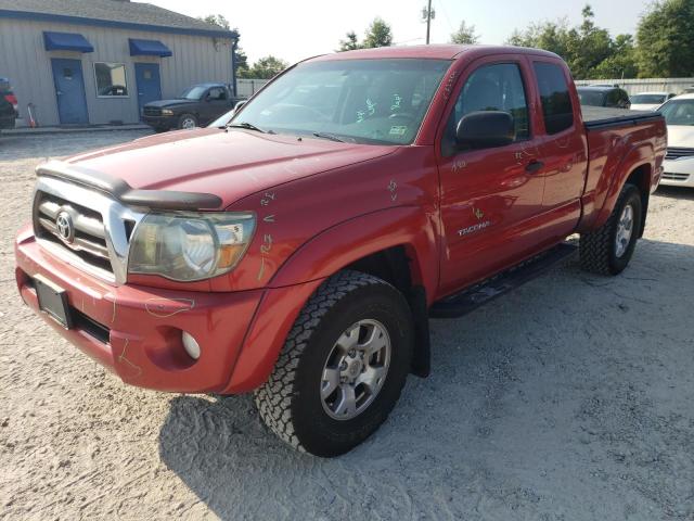 5TETU62N09Z662610 - 2009 TOYOTA TACOMA PRERUNNER ACCESS CAB RED photo 1