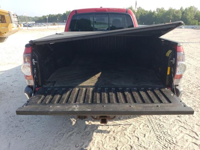 5TETU62N09Z662610 - 2009 TOYOTA TACOMA PRERUNNER ACCESS CAB RED photo 6