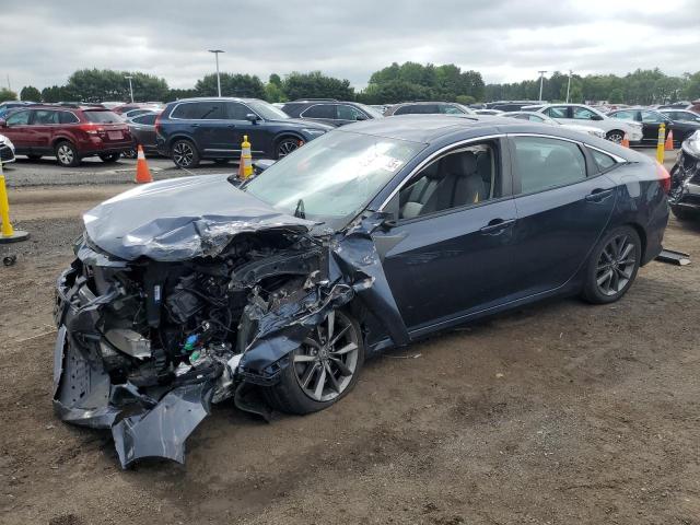 19XFC1F72KE203915 - 2019 HONDA CIVIC EXL BLUE photo 1