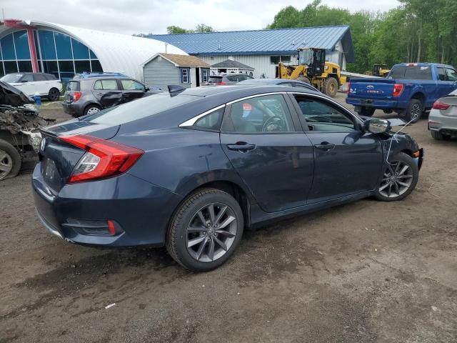 19XFC1F72KE203915 - 2019 HONDA CIVIC EXL BLUE photo 3