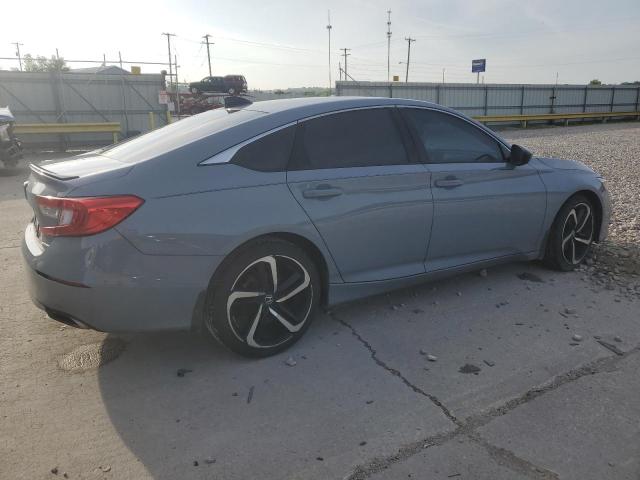 1HGCV1F34MA010649 - 2021 HONDA ACCORD SPORT GRAY photo 3