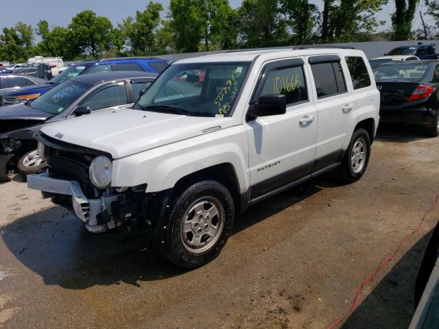 1C4NJPBAXFD138521 - 2015 JEEP PATRIOT SPORT WHITE photo 1