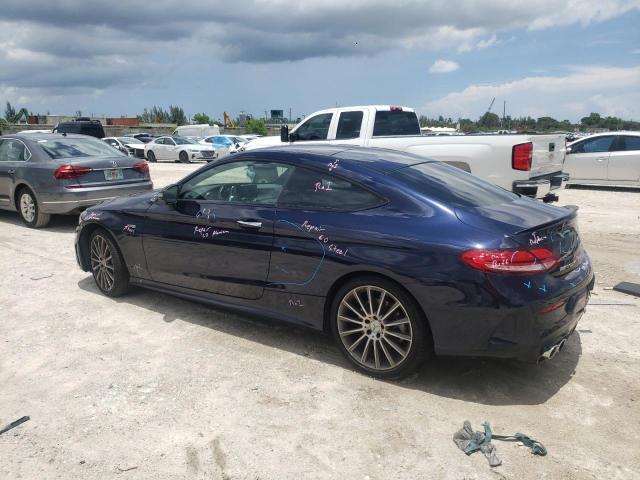 WDDWJ6EB5KF800030 - 2019 MERCEDES-BENZ C 43 AMG BLUE photo 2