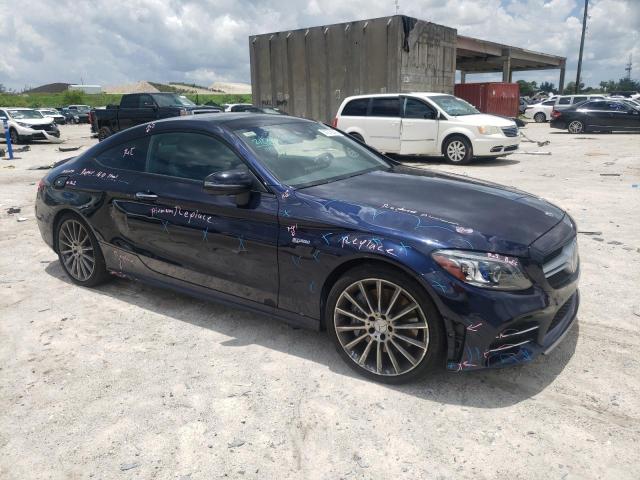 WDDWJ6EB5KF800030 - 2019 MERCEDES-BENZ C 43 AMG BLUE photo 4