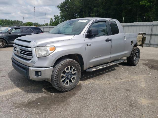 5TFUW5F14HX675253 - 2017 TOYOTA TUNDRA DOUBLE CAB SR/SR5 SILVER photo 1